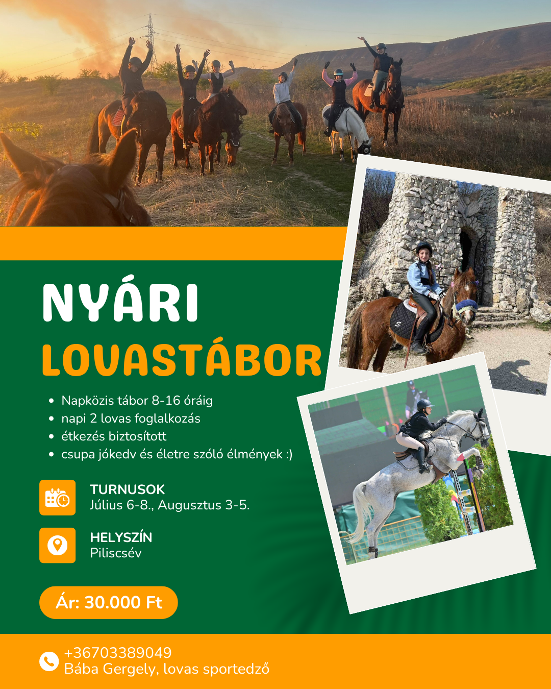 Equarion Lovarda 2026 tábor plakát 2